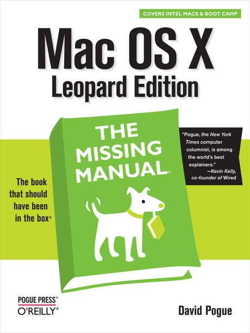 Upplýsingar um Mac OS X Leopard eftir David Pogue - Biðlisti